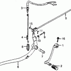 CB400T Brake pedal @ gearshift pedal