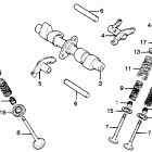 CB400T Camshaft @ valves