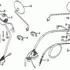 CB400T Control levers @ switches  @ cables