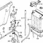 CB400T Right side cover @ battery