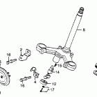 CB400T Steering stem @ horn