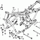 CB750K Рама