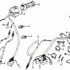 CM400T Cm40ot / c handle lever @ cable @ mirror  @ switch 79-81