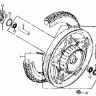 XL100S Brake pedal @ gearshift pedal @ kick starter arm 81-85