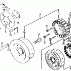XL100S Xl100s swingarm @ chain guard 81-85
