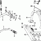 XL500S Swingarm @ chain case