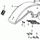XL500S Xl500s steering stem @ horn 79-81