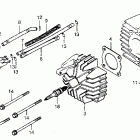 XR200R Подножки