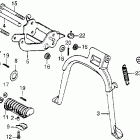XR250R Заднее колесо