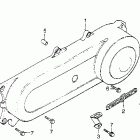XR250R Swingarm @ chain case 81