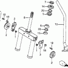 XR500R Crankshaft @ piston 81-82