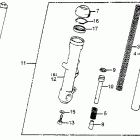 CM200T Swingarm @ chain case