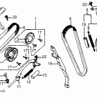 CR125R Заднее колесо