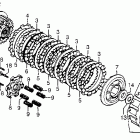 CR125R Swingarm @ drive chain 80