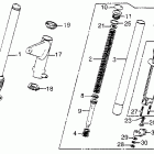 CR250R Rear shock absorber 80