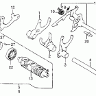 CR80R Gearshift drum 80-82