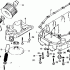 CT110 Shift drum @ shift fork  @ gearshift