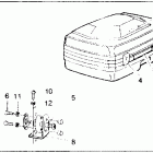 CT110 Руль и панель переднего номера
