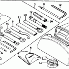 CX500C Steering stem @ horn