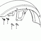 GL1100I Rear brake master cyl.