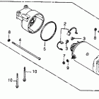 NC50 Crankcase @ oil pump @ reed valve 80