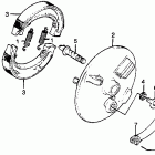 XL125S Заднее колесо