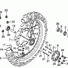 XL125S Коленвал и поршни