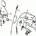 CB750L Handle lever @ cable @ mirror