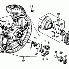 CBX Rear wheel 79
