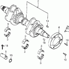 CM400T КОЛЕНЧАТЫЙ ВАЛ
