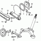 CX500 Steering stem @ horn