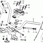 CX500 Handlebar @ top bridge @ key set