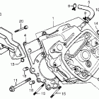CX500C Левая головка цилиндров