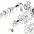 GL1000 Alternator @ starter motor