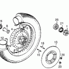 GL1000 Rear wheel @ disc