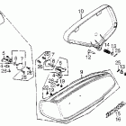 GL1000 Side shelter @ side cover