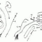 GL1000 Handle lever @ cable @ switch