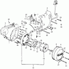 CL360K1 Left crankcase cover  @ alterator