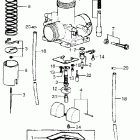 CR125M1 Carburetor set
