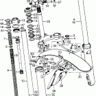 TL125K2 Front fork @ front fender  @ steering stem k2