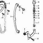 XL125K1 Цепь ГРМ и натяжитель