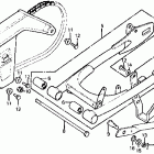 XL125K1 Swingarm @ chain case