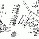 XL125K1 Руль и панель переднего номера