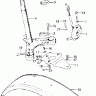 XL70K1 Steering stem @ front fender