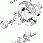 Z50AK6 Front wheel @ panel