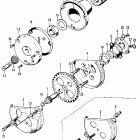 CB125S1 Oil filter rotor @ oil pump