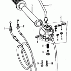 CB350F1 Right handle switch