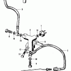 CB350F1 Передние тормозные трубки