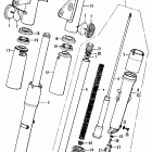 CB350F1 Передняя вилка