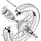 CB350F1 Переднее колесо